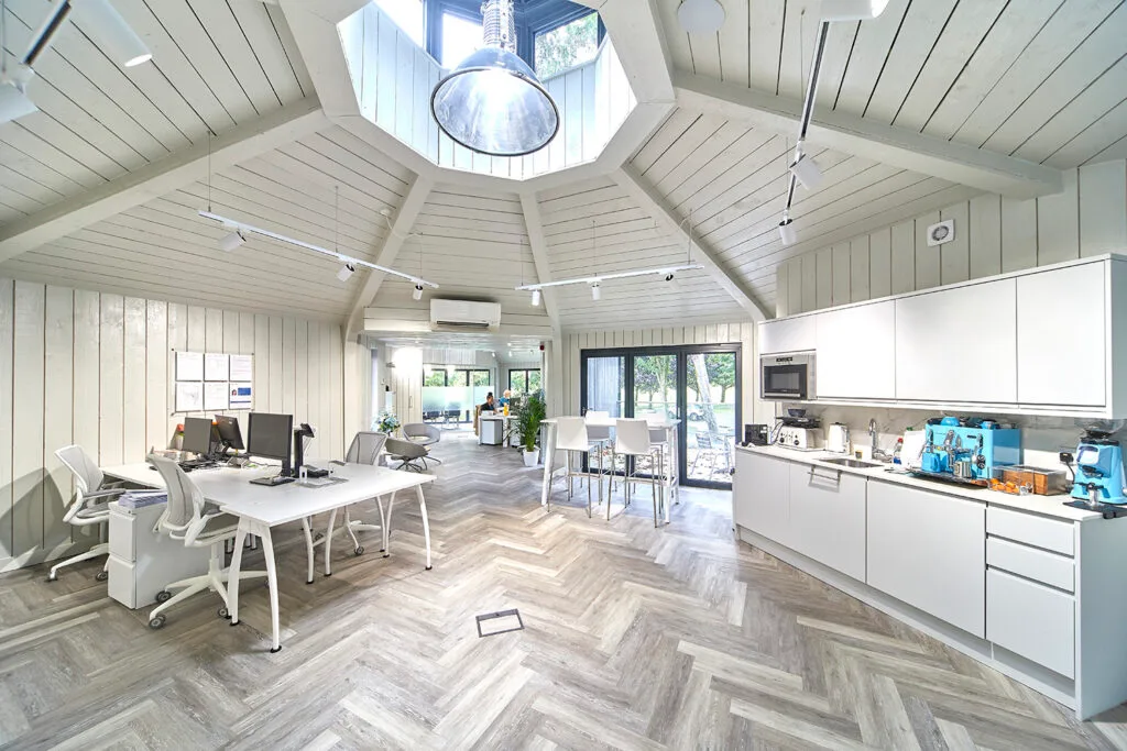 Internal view of an office