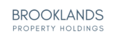 Brooklands Property Holdings Logo. Company name in blue text on a white background